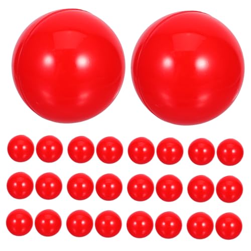 Boules de loterie en plastique pour animation de fête : lot de 50 pièces rouges de 5 cm