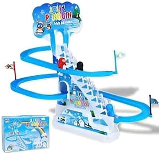 لعبة تسلق البطريق - تجربة تناقض مبهجة مع الموسيقى المبهجة وأضواء LED، وتعزيز تنسيق العين واللعب الحسي للأطفال الصغار. هدية عيد ميلاد مثالية! (حجم وسط)