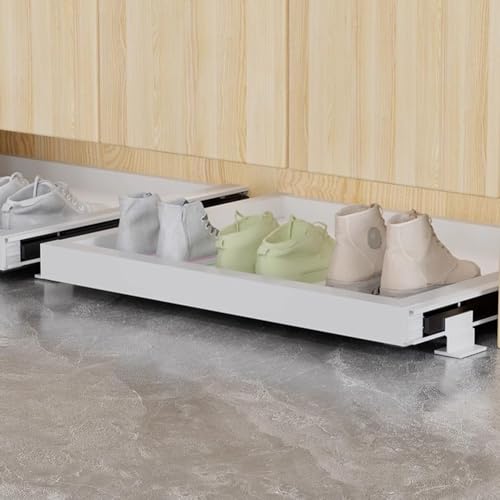 Solution de rangement à rails de rebond extensible et blanche - 3