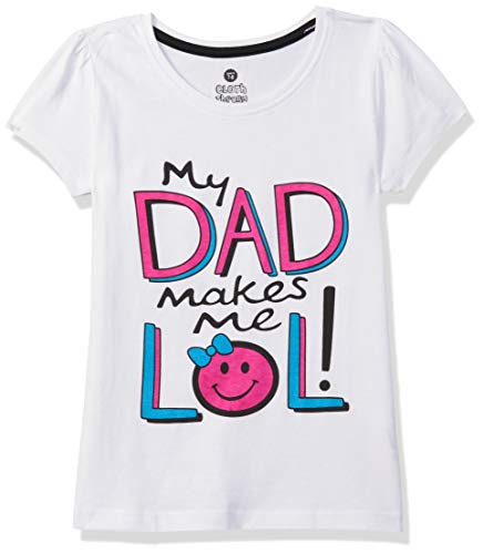 Image of Clotth Theory Girls Super Combed Cotton Regular Fit Round Neck Printed Short Sleeve Tshirt -Combo Pack of 5