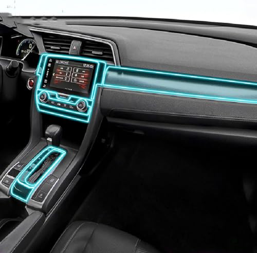 Film protection TPU console centrale Honda Civic 2016-2020 auto
