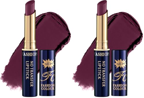 Image of Fashion Colour Lip Super Stay | Non Transferable Lipstick Waterproof | Lipsticks For Women Waterproof | 12-Hour Stay | Matte Finish | Long-Lasting | Highly Pigmented | Bold Colours Shade-71 (Ladies Night)