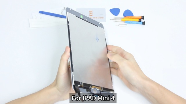 Per IPad Mini 4 7.9 Schermo Di Ricambio 2015 A1538 A1550 Display LCD Touch Screen Digitizer Assemblaggio Completo Pannello Di Vetro Matrice Parti Kit Di Riparazione (nero - 2