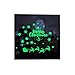 Produktbild ODJOY-FAN Weihnachten Leuchtend Wandtattoos Glühen Schneemann Wandaufkleber Mauer Aufkleber Leben Zimmer Leuchtend Aufkleber Fenster Dekor Wall Stickers Wohnaccessoires (A,1 PC)