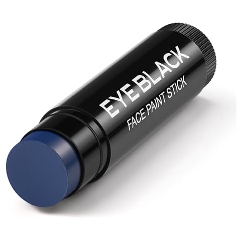 Wismee Baseball Eye Black, Anti-Glare Under Eye Black Sports Grease Stick for Baseball Softball Soccer Lacrosse Hockey Athletes Sports Training, Sports Eye Black Stick (Blue) Cover