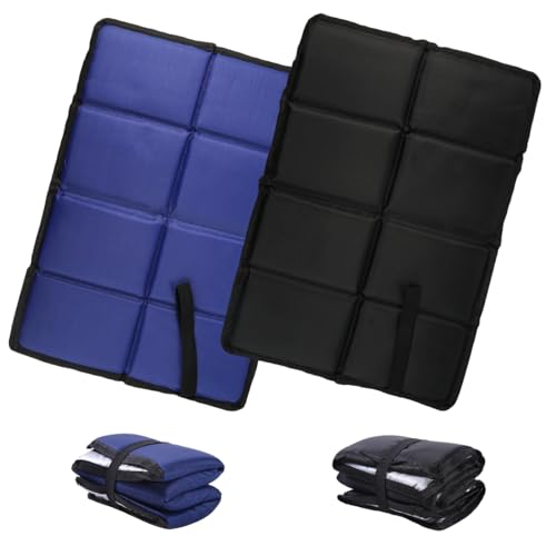 2 Piezas Cojín Plegable Portátil - Almohadilla de Asiento Impermeable para Fútbol, Estadio, Parque, Caminatas, Picnic, Acampar y Caza