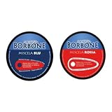 100 capsule borbone di cui 50 blu e 50 rosse compatibili con le macchine dolcegusto