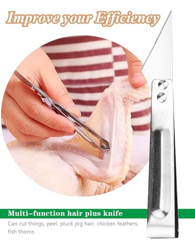Image of SHOPPOFOBIX Pocket Knife, Kitchen Knifes Peelers for Fruit 2 in 1 Knifes and Peeler for Kitchen Travel Knifes with case Stainless Steel Bled (3 Pcs Set Peeler)