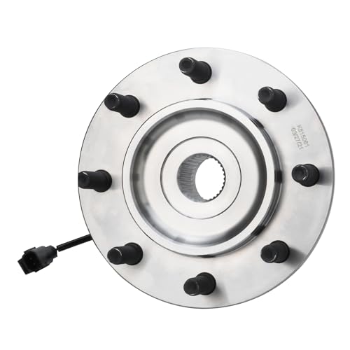 Image of Detroit Axle - 4WD Front Wheel Bearing Hubs for 03-05 Dodge Ram 2500 3500, | 2003 2004 2005 Wheel Bearing and Hubs Assembly Set Replacement Pair Hubs