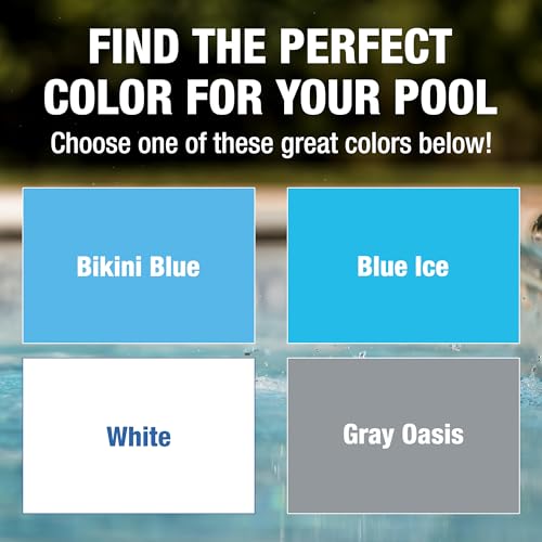 Image of Doheny's Pro-Grade High Build Self-Priming Epoxy Pool Paint, Blue Ice