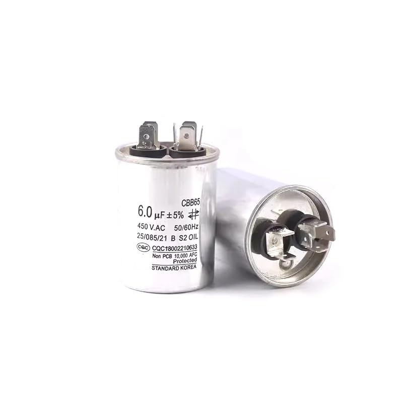 CBB65 AC Motor Capacitor Air Conditioner Compressor Start Capacitor 450VAC 5uF 20uF 25uF 30uF 35uF 40uF 45uF 50uF 60uF 70uF 5%(15UF)