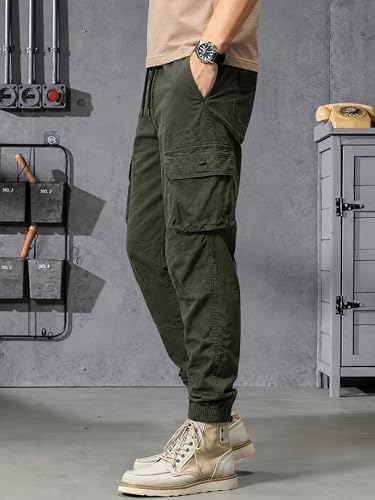 Image of Noble Monk Cargo for Men || Cotton Cargo Pant || Stylish Multi-Pocket Casual Trousers for Men