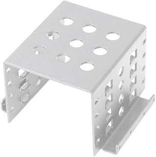 QMQJIA 2.5in 3.5 in DIY Hard Disk Bracket Bay Desktop Computer Shelf Rack for 4PCS 2.5 HDD Hard Disk case 2.5 External 3.5 Aluminum 2.5-inch Hard Disk Bracket 4X 2.5-inch