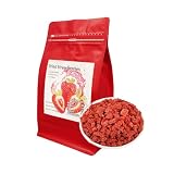 Premium Freeze Dried Strawberries, Dehydrated Strawberries 100% Natural & No Sugar Added Healthy Fruit Snack for Making Strawberry Cream cheese,Smoothies, Oatmeal, Yogurt, 3.5 Oz/100g