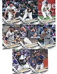 2012, 2013, 2014, 2015, 2016, 2017, 2018 Topps Baseball Card Team Sets (Complete Series 1 & 2 From All 7 Years) 150+ cards San Diego Padres Will Myers in 7 acrylic cases