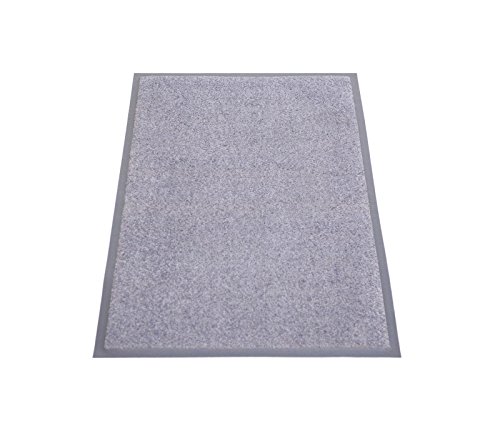 miltex EAZYCARE UNIQ Schmutzfangmatte, 100% Polyamid (Flor), grau, 90 x 60 cm