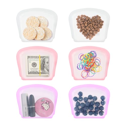 KVK Reusable Silicone Bags - 6 Pack