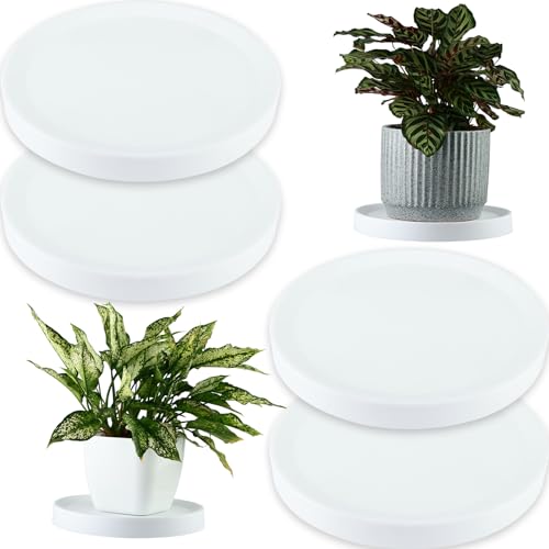 Kvyusflourish PLANT CADDY HIDDEN WHEELS 4 Packs Plant Caddy With Hidden Wheels 10 Inch Rolling Plant Stand Heavy Duty Plant Dolly cover