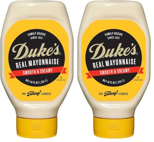 Duke's Mayonnaise Squeeze, 18 oz (Pack of 2)