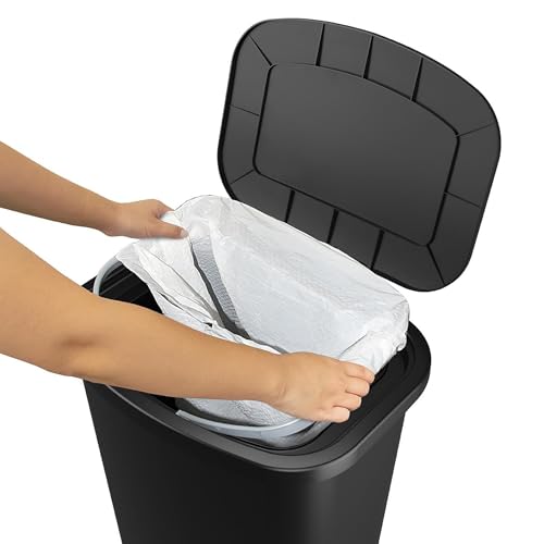 Caneca de Basura Rectangular Negra 20 Gal 3 Unidades miniatura 4