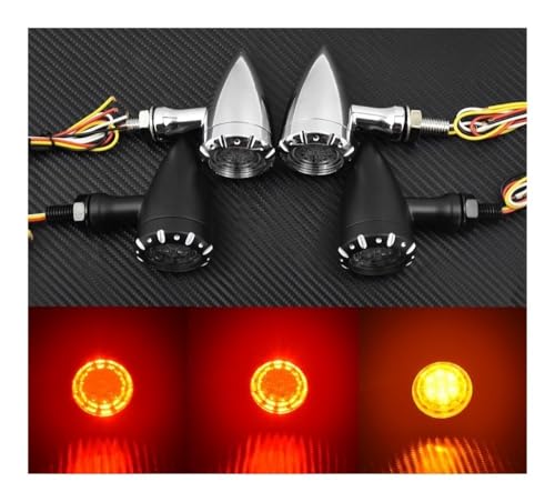 Clignotants dyna chopper bobber cruiser avec feu de freinage - 2