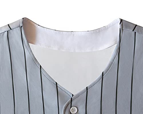 TIFIYA New York 99 Listras Impresso Baseball Jersey NY Baseball Team Camisas para Homens/Mulheres/Jo