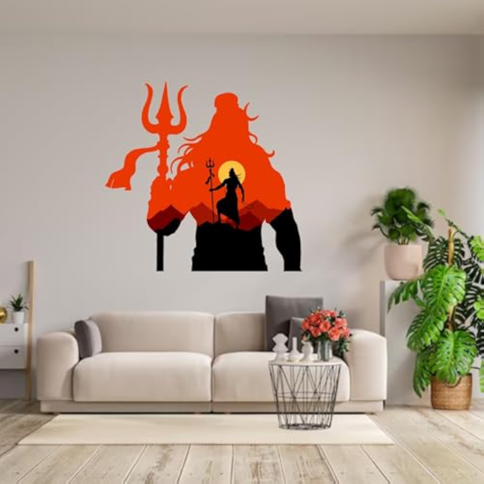 Lord Shiva Decorative Vinyl Wall Sticker for Home