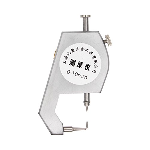 Calibrador de espesor 0-10mm, incremento 0.1mm, lectura métrica miniatura 2