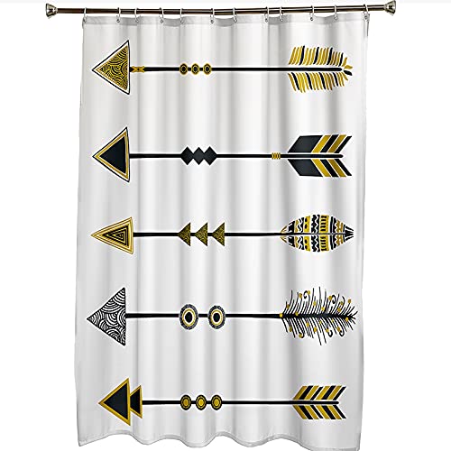 Rideau de douche polyester 150x180 cm imperméable pour baignoire et douche italienne