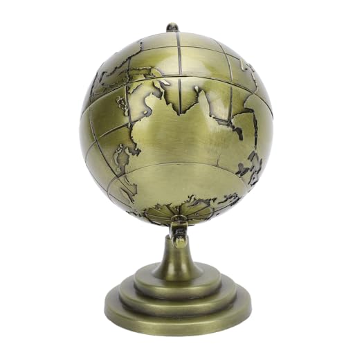 Geographic Globes Rotating World Globe with Metal Base for Office Study School Educational Globe Antique Globe Vintage
