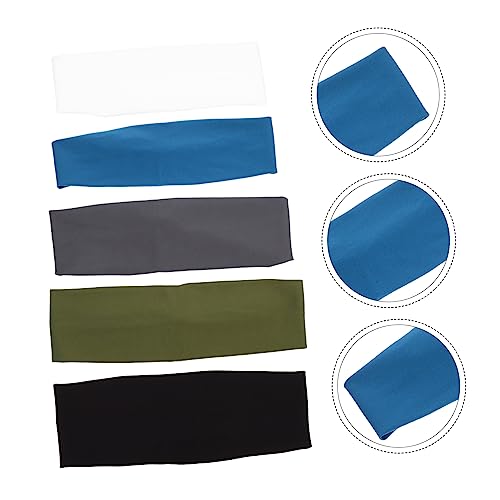 Housoutil 25 Peças Faixa De Cabeça Esportiva Masculina Equipamento Cara Absorver o Suor Poliéster
