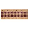 VHC Brands Bathroom Bath Mat Cotton Floor Rug for Shower Digital Print Pip Vinestar Collection Rectangle 17×48 Primitive Stars Natural