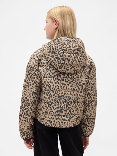 Image of GAP Girls' Logo Lightweight Puffer Jacket