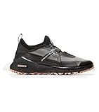 Cole Haan Women's Zerogrand OVERTAKE All Terrain Runner Water Resistant Running Shoe, Black/Misty Rose/Black, 6