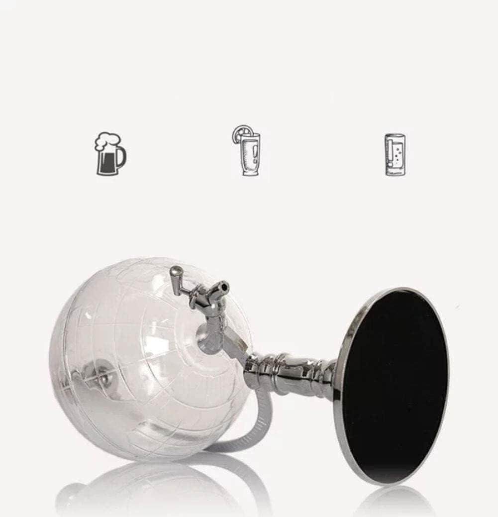 Globe Shape Beverage Dispenser, Tower Drink Dispenser, Beer Dispenser, for Wine, Alcohol Juice, Soda Beer Tower