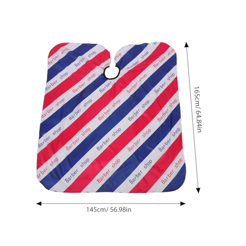 Capa para corte de cabello NUOBESTY para adultos con patrón de rayas miniatura 7