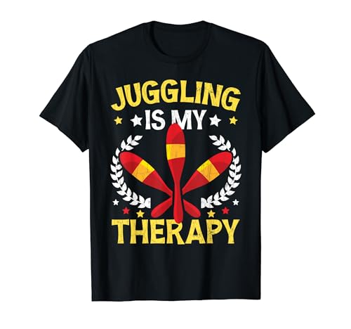 Gráfico Juggler Funny Juggling Is My Therapy Circus Lover Camiseta