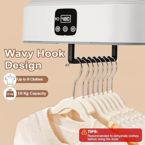 Image of Foldable Electric Cloth Dryer Suitable Cloths Such as Under Garments, Jeans, T Shirts, Towels etc Hot Air Drying of Clothes with Constant Heating
