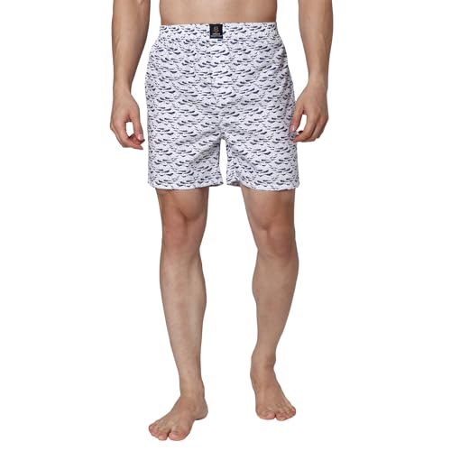 Image of Urban Scottish Ultra-Comfortable Men's Boxer Pants (Pack of 3) - 100% Cotton Material with A Stylish Print - Soft and Stretchy Elastic Waist Band - Dynamic Movement and Hardwearing Stitching