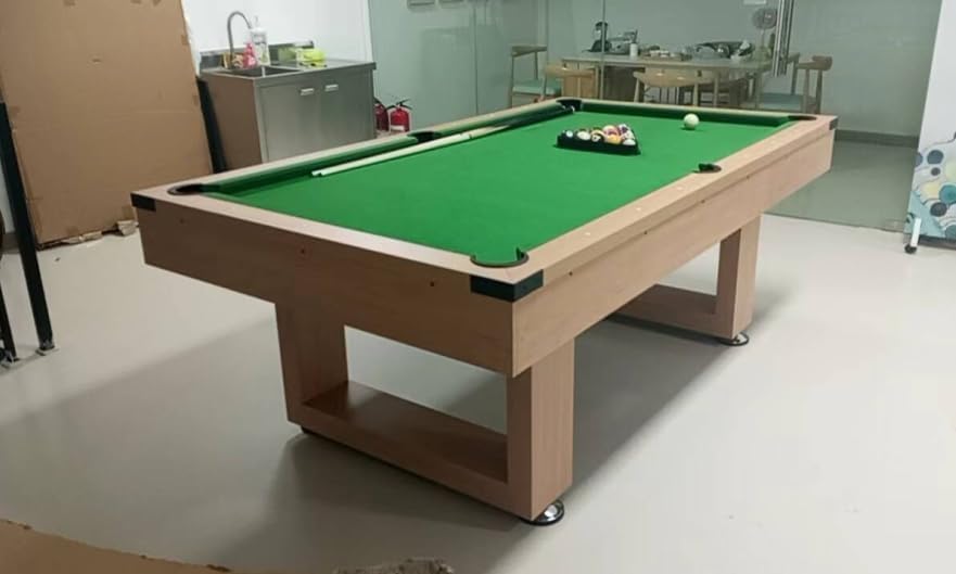 Table de billard multifonctionnelle avec plateau de salle à manger et tennis de table – Comprend tous les accessoires pour jeux de loisirs en famille