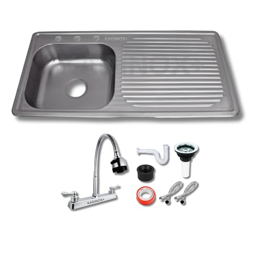Tarja profunda con escurridor 5 tarja profunda con escurridor marca KADINOX PLUS (2)
