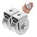 MUSISALY 2pcs Stainless Steel Industrial Pulley Wire Groove Wheel for Sliding Gate Heavy Duty Bearing Pulley Wheel for Gym