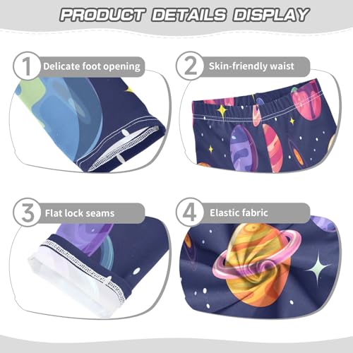 Bolaz Toddler Girls Leggings Printed Yoga Pants Leggings Cosmic Planet for Kids3