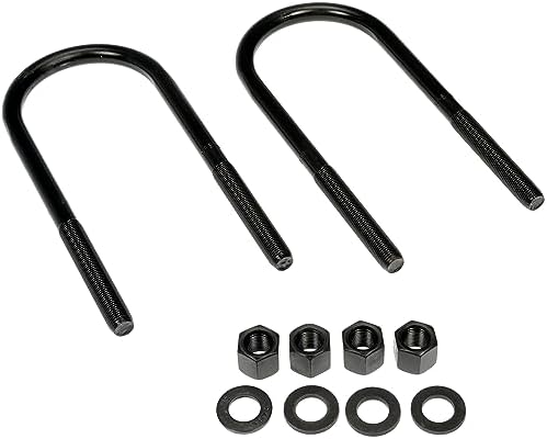 U Bolts 3 Inch 12.5" Extra Long Square U-Bolts - 2.5" Wide, 9/16" Thread With Hardware Kit 12.5 Inch U-bolts - Foto 9