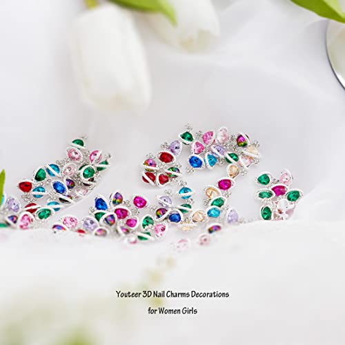 Youteer 20 Pcs Black Planet Nail Art Rhinestone, Luxury 3D Glitters Saturn Shape Design Crystals Nail Art Charms For Acrylic Nails Diy Crafts Nail Art Decorations. #TOP4