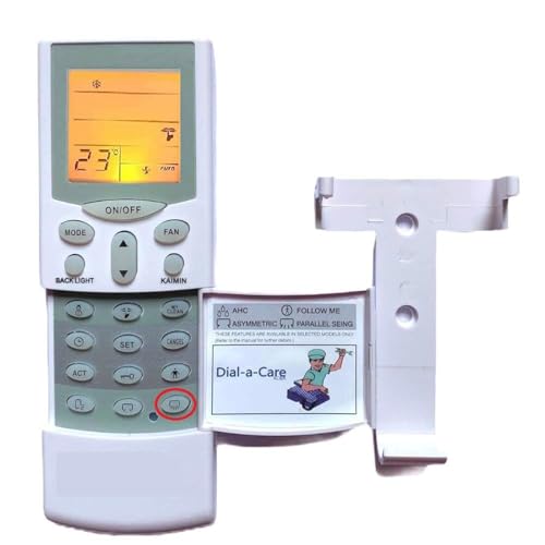 Image of Remote Compatible for Hitachi Split /Window Original Air Conditinoner Remote with Backlight and Ac Stand, for 1, 1.5 2 ton AC (68)