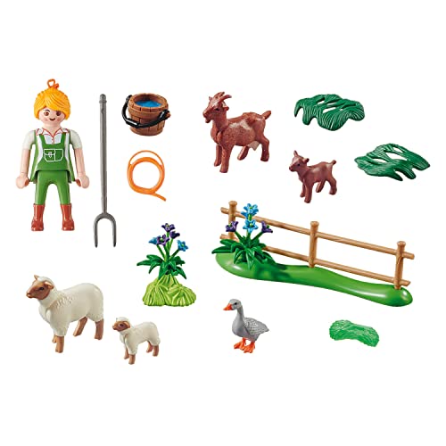 Sunny, Playmobil, Fazendeira com Animais, Country