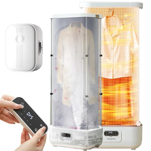 HPTHLY 900W Wireless Steam Iron - Portable Clothes Dryer With Remote Control, Smart One-Key Fabric Care, Fast Heat-Up For Efficient Wrinkle Removal And Garment Care