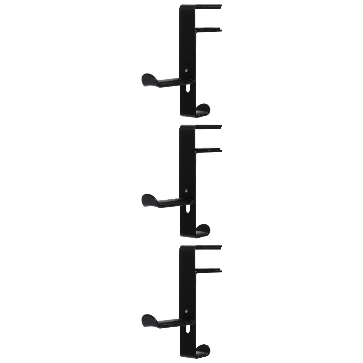 Uonlytech 3pezzi Supporto Regolabile Per Cuffie Da Scrivania Gancio Metallo Con Rivestimento Pu Per Protezione Compatibile Con Diversi Desktop e Design Ergonomico Per Cuffie e Microfoni