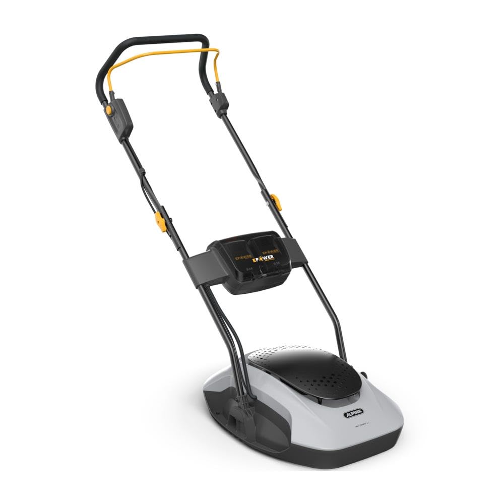 Alpina AH1 3020 Li Kit - Tondeuse à Gazon à Coussin d'air alimentée par Batterie, 750W, Coupe Les pelouses jusqu'à 100 m², légère et Facile à Ranger, Batteries et Chargeur Inclus.
